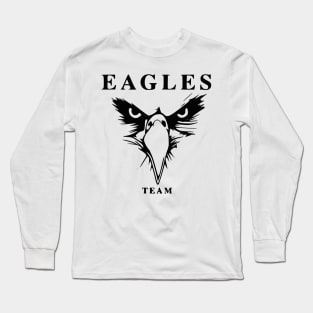 Eagle head face Long Sleeve T-Shirt